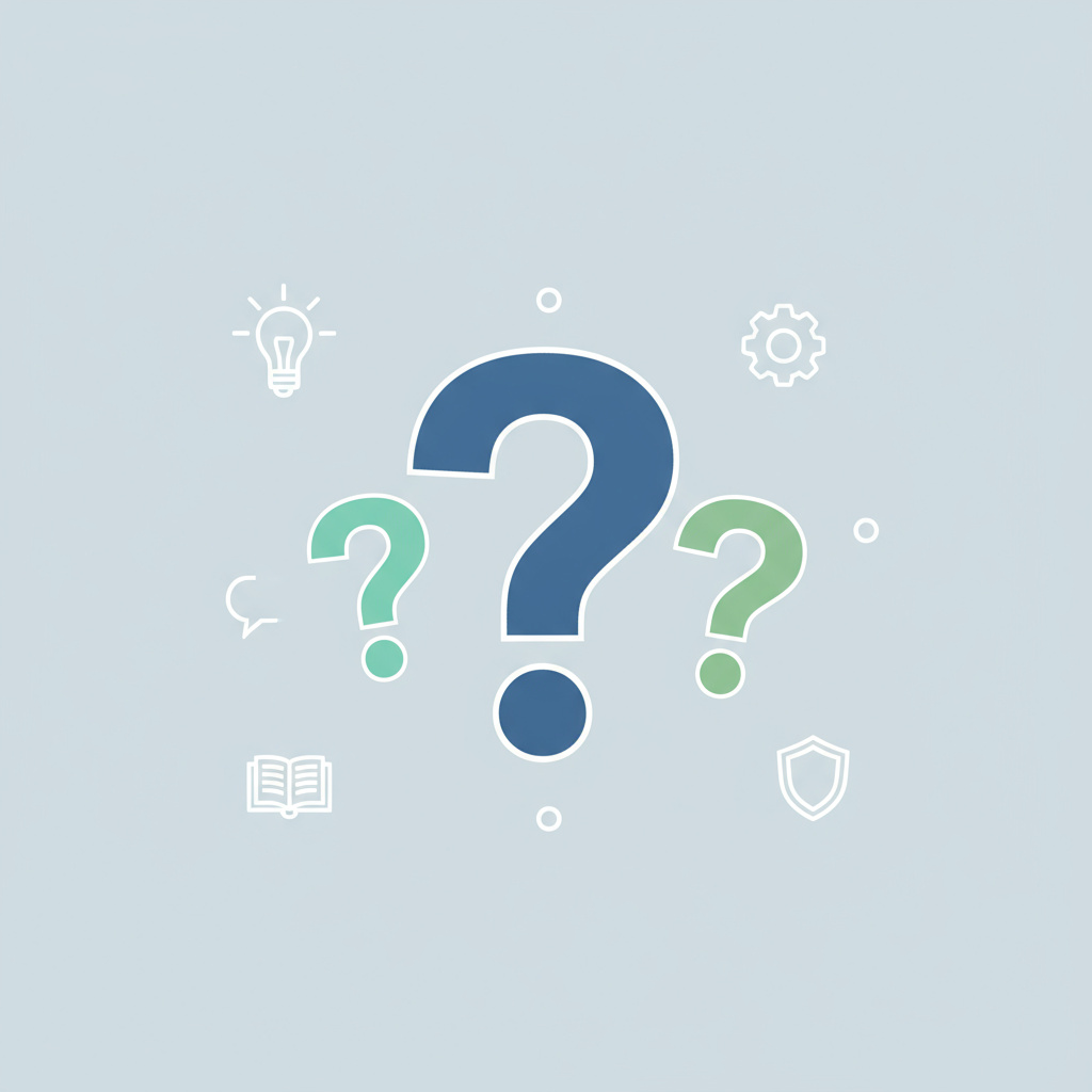 Minimal FAQ illustration